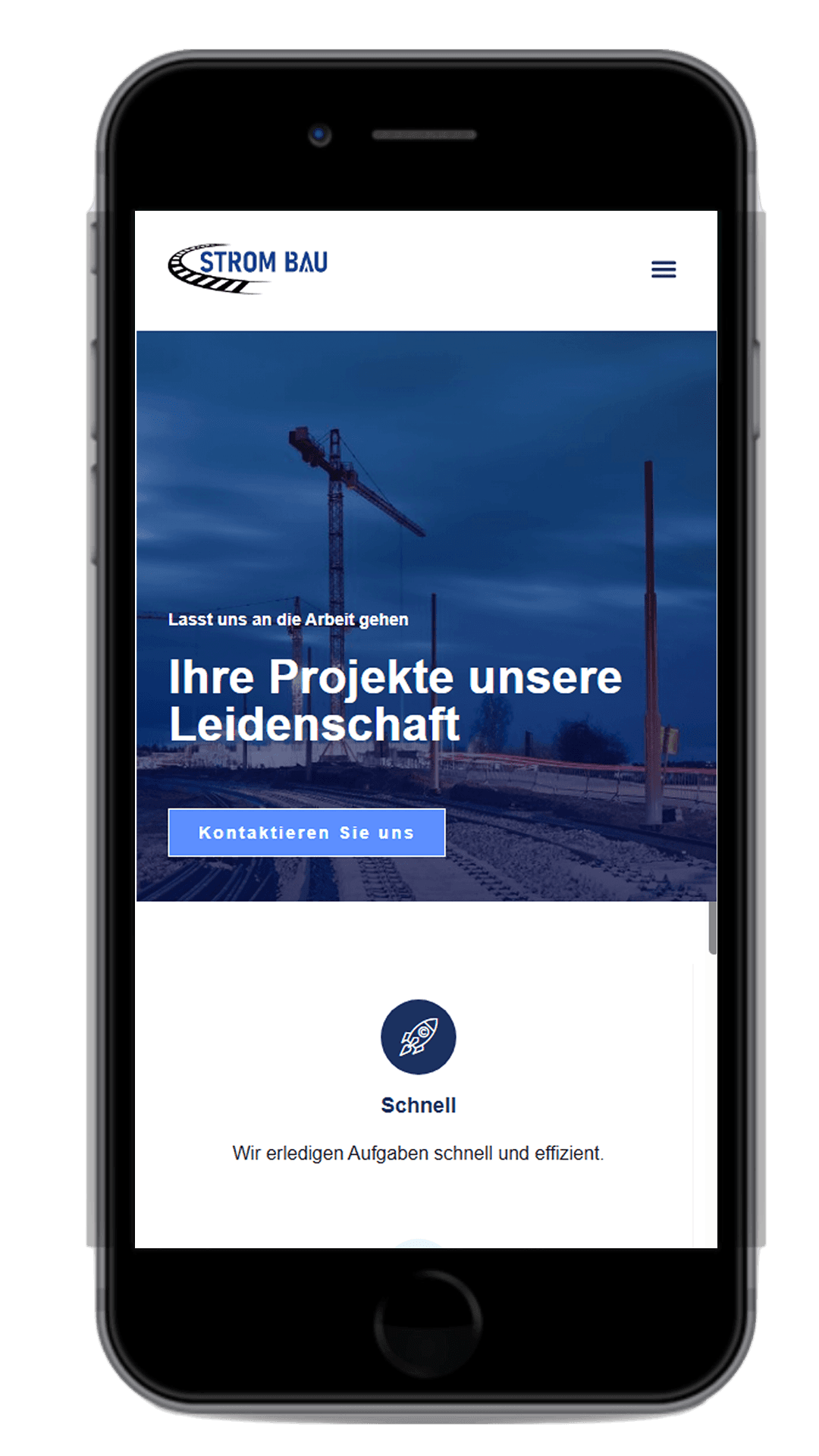 Webdesign für Bauunternehmen & Industrieprojekte – mobil optimiert | Davinci’s Web